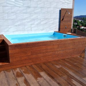 Piscina poliester elevada 3×2 Carmela