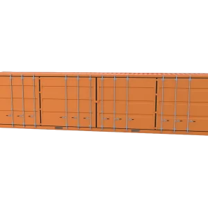 Container con abertura lateral 40pies  HC Open Side con 2 puertas